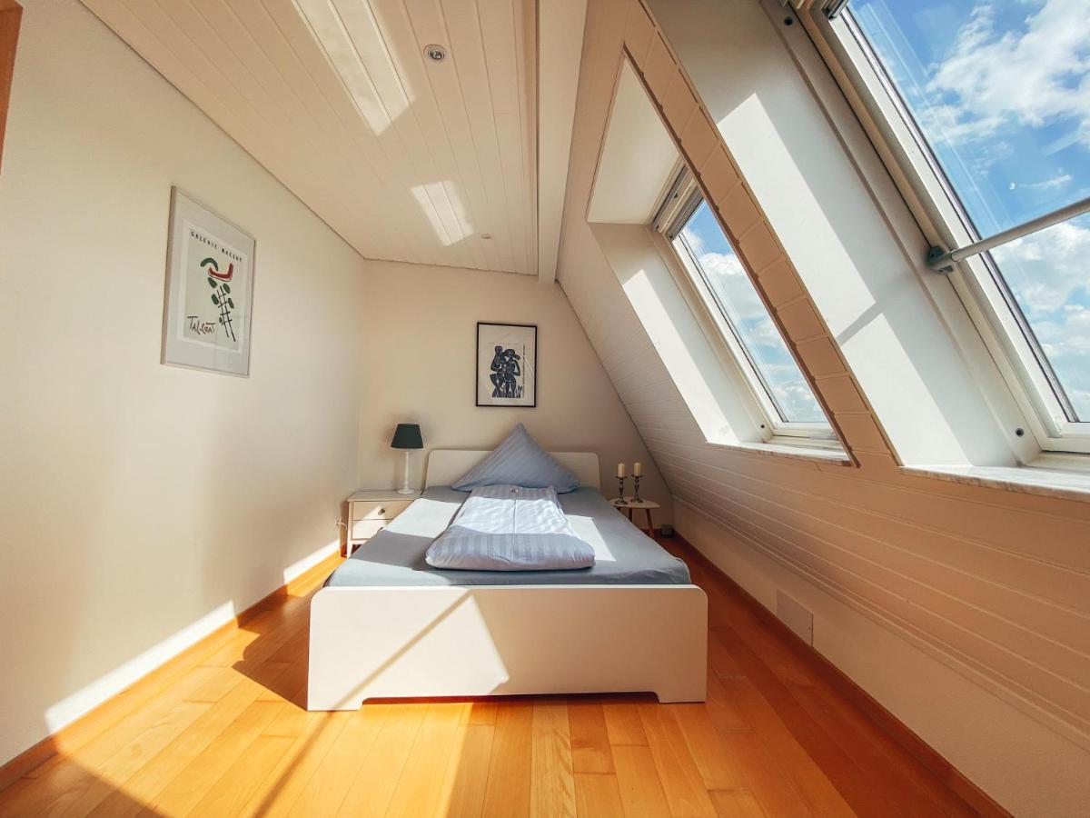 Rheinloft 3 - Große Giebelwohnung mit Dachterrassen an der Rheinpromenade Emmerich Exterior foto