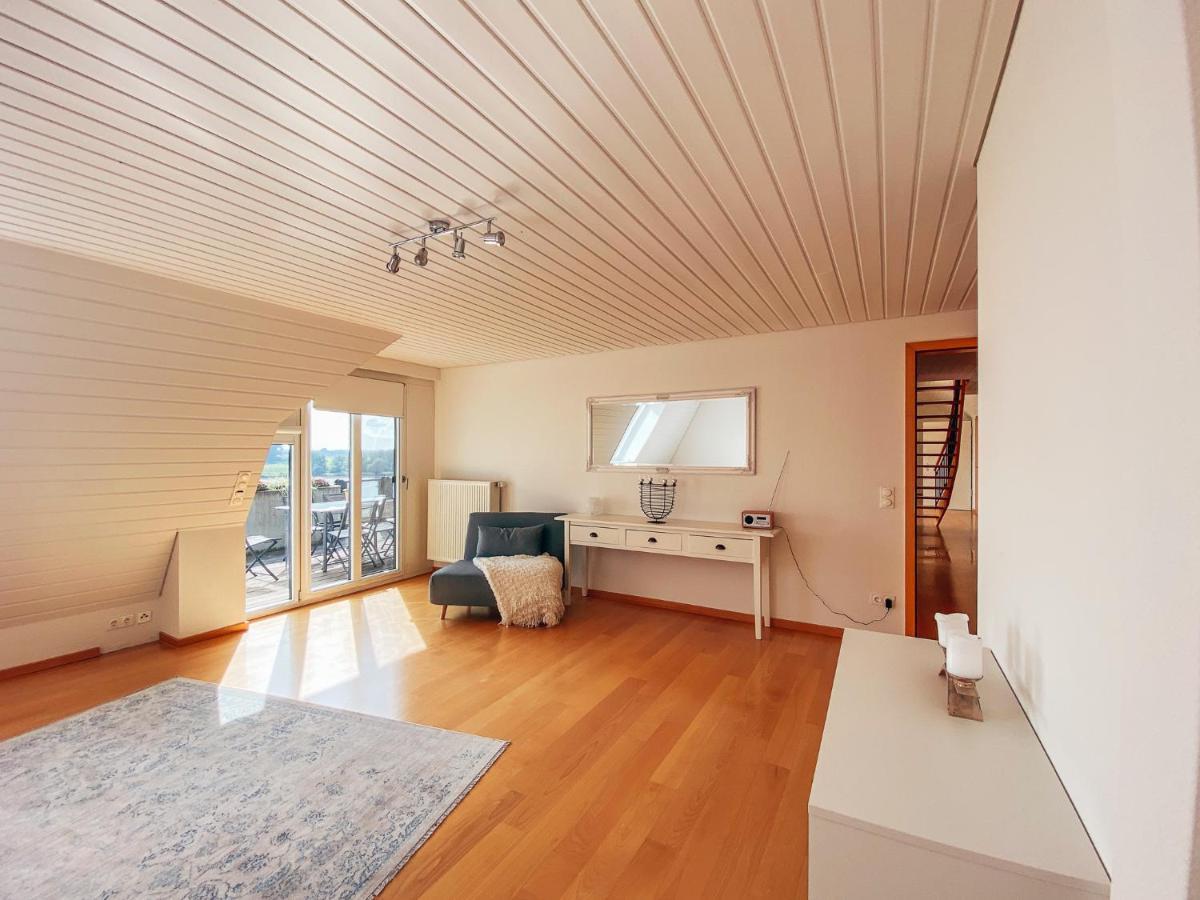 Rheinloft 3 - Große Giebelwohnung mit Dachterrassen an der Rheinpromenade Emmerich Exterior foto